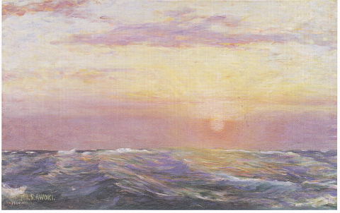 対決その3！朝日VS夕陽 | アート名画館 公式ブログ