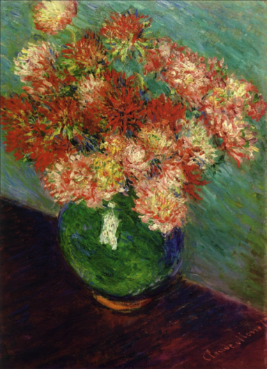 モネが描く「菊」を観て、菊の花が好きになった | アート名画館 公式ブログ