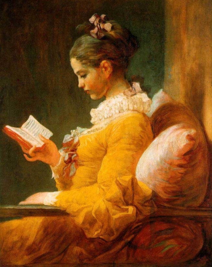 読書する女性、それだけで絵になります | アート名画館 公式ブログ