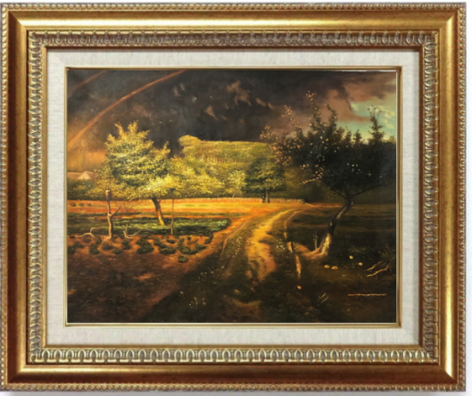 印象派 レオ·デグクレーナ 風景画 (1870-1941) アンティーク 印象派