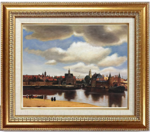 絵画名画油絵 シスレー 絵画 ルーヴシェンヌの雪 F6号 【複製】【美術印刷】【世界の