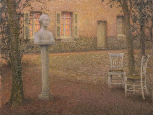 アンリ・ル・シダネル、【離れ屋】、高級画集画、レゾネより