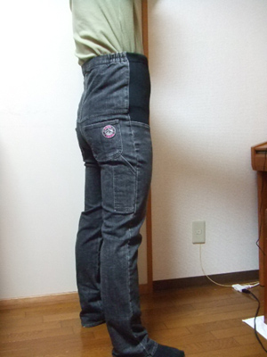 男のマタニティパンツ・後