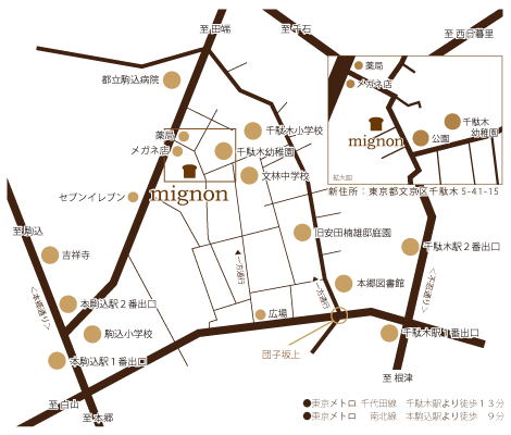 mignonの地図