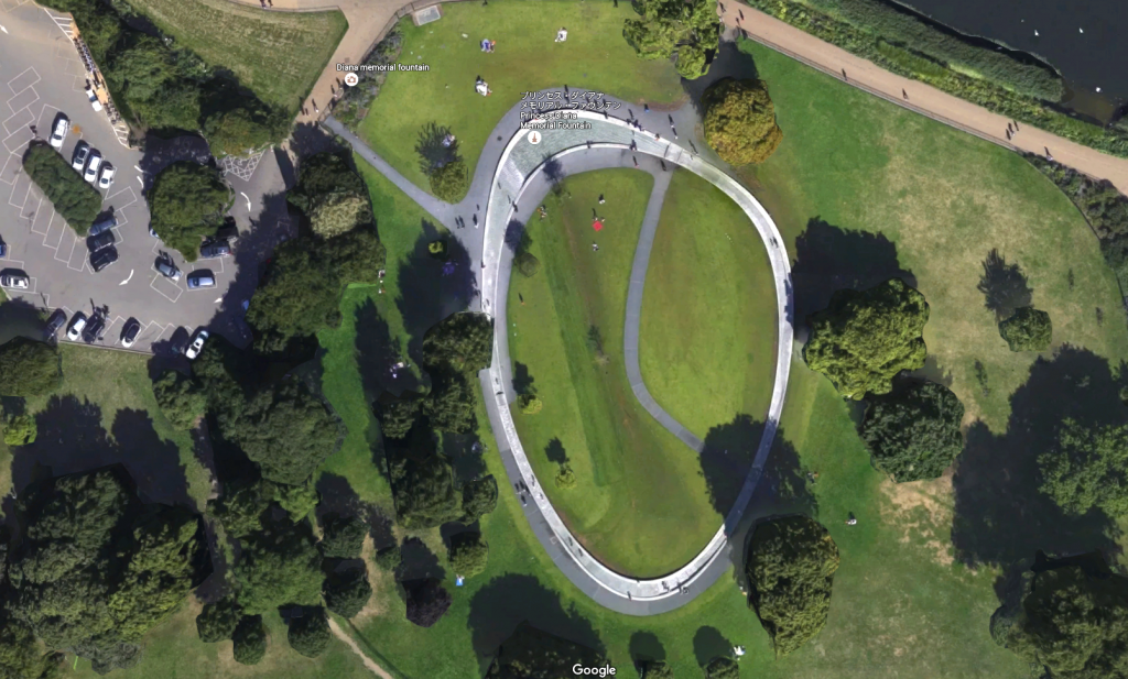 ダイアナ　メモリアル ダイアナ・メモリアル・ファウンテン | 建築とランドスケープ：人と