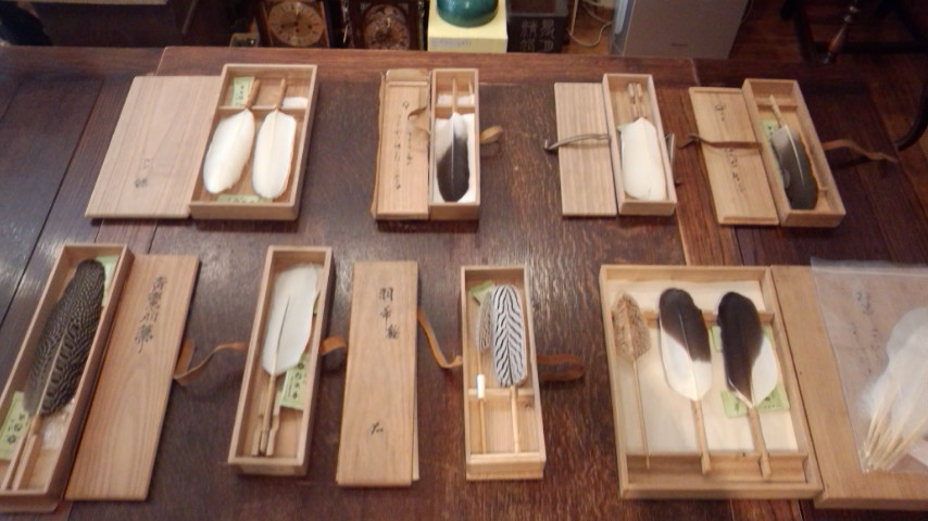 羽箒作り講習会 | 一期一会 古美術ささき ブログ