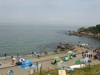 武の屋から海をみる