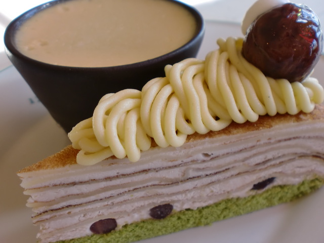 栗のケーキ