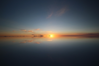 ウユニの夕日