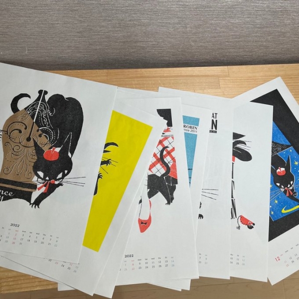 3F]黒ねこ意匠個展「にゃんぱらり展」 | ranbu
