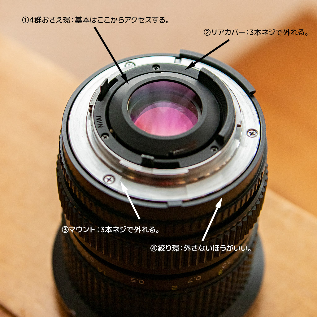 Tokina AT-X 24-40mm f/2.8の分解清掃② | Dfでゃなきゃ困る Tokina AT-X 24-40mm f/2.8の分解清掃② | Dfでゃなきゃ困る