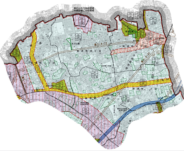 △01)【同梱不可】ゼンリン住宅地図 1999年 東京都36 東村山市