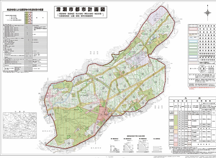 東京都清瀬市と東村山市の都市計画 凖防火地域 | 宏陽・社長の