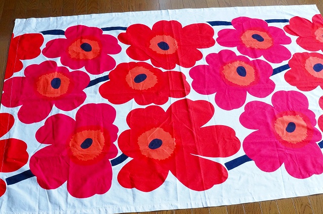 北欧雑貨/北欧/生地/布/ファブリック/雑貨/marimekko/マリメッコ/unikko/ウニッコ/廃盤/ヴィンテージ/キッチン/インテリア