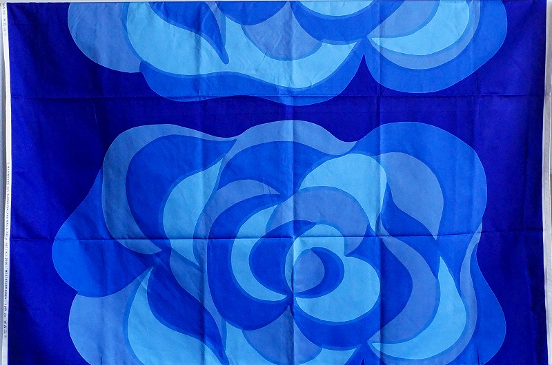 北欧雑貨/北欧生地/北欧/インテリア/生地/ファブリック/布/ヴィンテージ/marimekko/マリメッコ/mustasukkainen/マイヤイソラ/廃盤/キッチン/紫