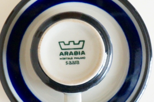 北欧食器/北欧雑貨/北欧/ヴィンテージ/食器/雑貨/arabia/アラビア/saara/サーラ/コーヒーカップ&ソーサー/キッチン/インテリア