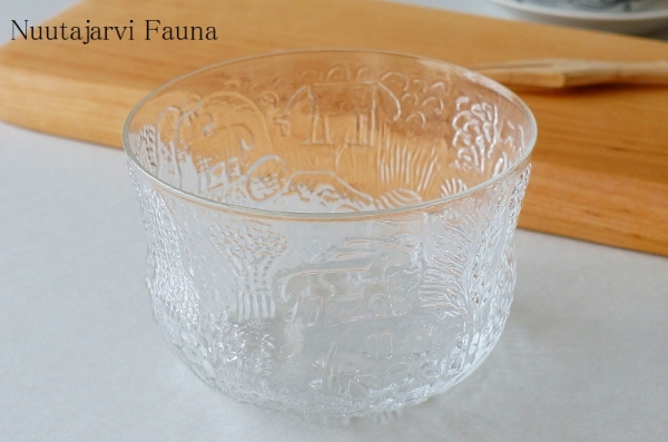 北欧食器/北欧雑貨/北欧/食器/ガラス/nuutajarvi/ヌータヤルヴィ/fauna/ファウナ/器/oiva toikka/オイヴァ・トイッカ/ヴィンテージ