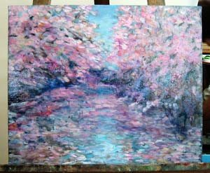 桜吹雪 | [月/水]ゲッスイ ＜絵画教室アトリエ・サガン＞東京・恵比寿