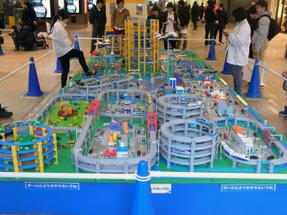 プラレールの展示