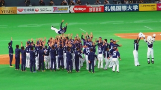 辻監督の胴上げ!