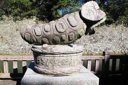 石碑・わさび漬発祥の地