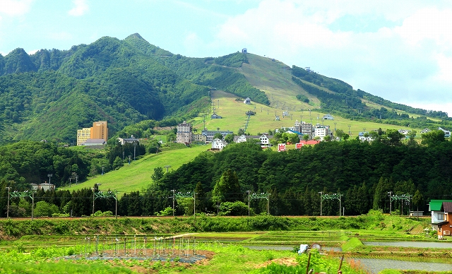 湯沢町の風景