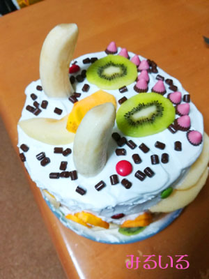 象牙的なケーキ☆Let’s celebrate our anniversary.|手作りアクセサリー工房みるいる