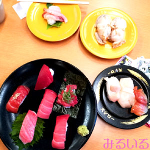 スシローさんの、京都伊根産生本鮪6貫盛りに首ったけ。。|手作りアクセサリー工房みるいる