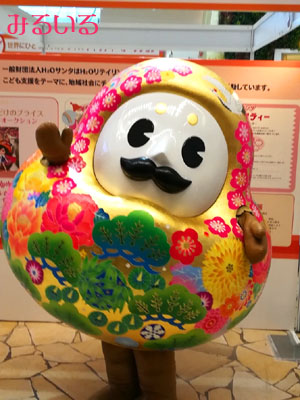 石川県のゆるキャラ【ひゃくまんさん】に出会った!!|手作りアクセサリー工房みるいる