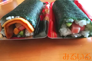 今年の恵方巻き|手作りアクセサリー工房みるいる