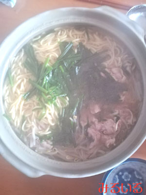 寒い日にはやっぱりこれだね。この回は、ニラと麺が主役。|手作りアクセサリー工房みるいる