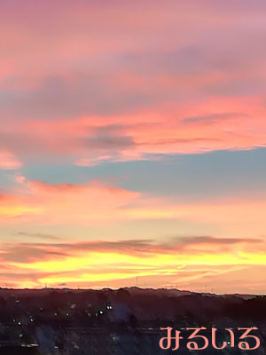 奈良の夕焼けと台風の後の気の抜けた時|手作りアクセサリー工房みるいる