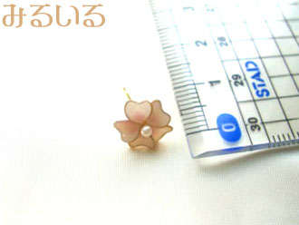 小汐山のピアス(イヤリング)|手作りアクセサリー工房みるいる