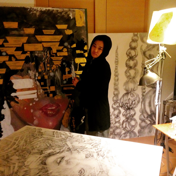 メタルアーティストAkiko Daté 2000 ランプ インテリア 希少 メタルアーティストAkiko Daté 2000 ランプ インテリア 希少