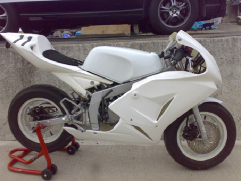 カーキ×インディゴ NSF100 RH松島 フルカウル NSR50/NSRmini/NSR80