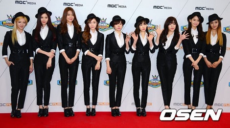少女時代 - 少女時代 テヨン Mr.Mr. 韓国音楽番組 公開収録 サノク 配布 ポスター 100回記念チャンピオン: 愛しテヨン少女時代