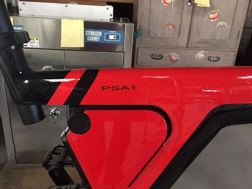 電動アシスト自転車BESV(ベスビー)PSA1バッテリー部分