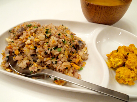 レンコン焼飯