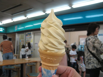栗ソフトクリーム