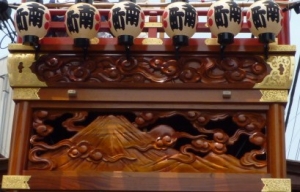 祇園祭 南町区 富士山彫刻