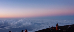 20100825 富士山頂 地球の影