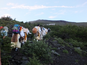 富士山　海から　登山　村山　古道　東海道表富士　西川卯一