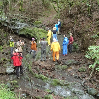 ふじさんあそび　しずおか遊びたい券　下山ツアー　冬の富士山　富士山専門　ガイド　西川卯一　しらす　絶景　下山　2015　2016