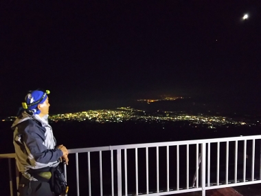 富士山　ご来光　星空　ガイド　西川卯一　東海道表富士　富士山夜景