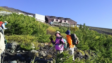 富士山　下山ガイド　村山　古道　高鉢　西臼塚　倒木帯　ルート3776　ガイド　西川卯一