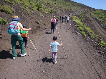 富士山専門　東海道表富士　西川卯一　富士山下山ツアー　村山　古道