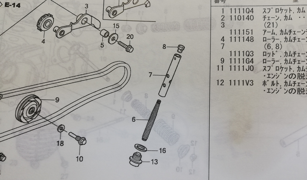 PAMS パムス オートカムチェーンテンショナー 72-80 MK2系デザイン Z750-1000