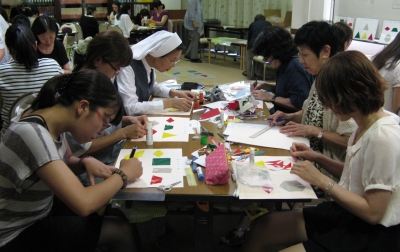 参加者による制作の様子