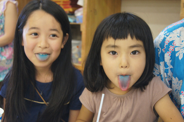 小学生　舌 8/5 かきごおり作りました～ | あそびうたステージ報告【あきらちゃん公式】