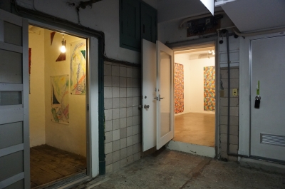 油絵 中川 實 4272 巷房1・2・階段下（中央区銀座1-9）：中川 久展